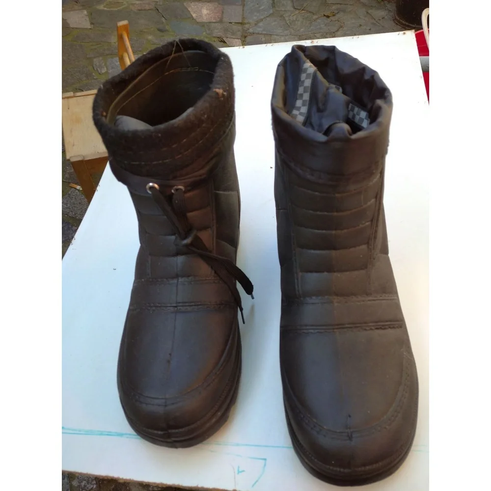 Winter Boots Women's Black Quilted
